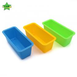 彩色塑料水槽幼儿园儿童手工泡泡机玩具小制作材料实验容器收纳盒