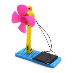 太阳能风叶 幼儿园简易拼装微型风扇模型玩具学生手工diy科普套件
