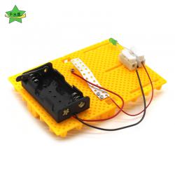 灯光摩尔斯码发报机1号小发明制作手工diy材料包简单电路知识学习