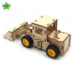 铲车模型1号科技小制作diy中小学生手工课拼装车小发明玩教具套件