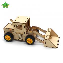 铲车模型1号科技小制作diy中小学生手工课拼装车小发明玩教具套件