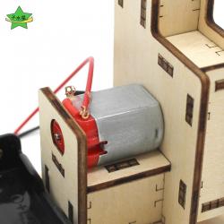 空气浮力球实验1号科技小制作diy材料包手工拼装趣味科普木质模型