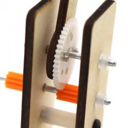 [星之河畔]手摇闸道门 小学生DIY木制趣味科技实验创意小制作小发明材料包