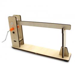 [星之河畔]手摇闸道门 小学生DIY木制趣味科技实验创意小制作小发明材料包