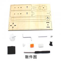 [星之河畔]手摇闸道门 小学生DIY木制趣味科技实验创意小制作小发明材料包