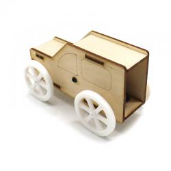 [星之河畔]拉线车 创意科学实验DIY小制作木制拼装儿童拖拉趣味小车玩具模型