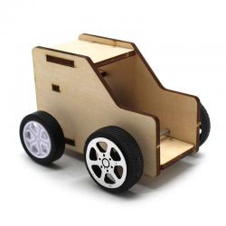 [星之河畔]拉线车 创意科学实验DIY小制作木制拼装儿童拖拉趣味小车玩具模型