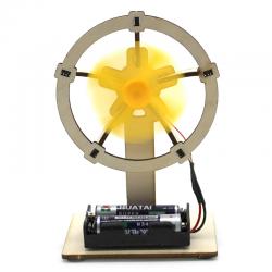 电动木质小风扇 diy科技手工小制作小发明科学实验套件材料包