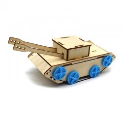 [星之河畔]坦克 创意木制DIY手工拼装模型玩具材料包儿童科技小制作steam