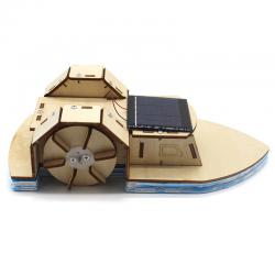 [星之河畔]太阳能轮桨船趣味科技新能源小制作steam教具创意木制DIY手工材料