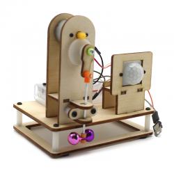 [星之河畔]人体感应铃铛 木制DIY创意手工拼装模型玩具材料包趣味科技小制作
