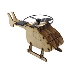 [星之河畔]太阳能直升机 小学生创意科技小制作航模木制DIY手工拼装材料包