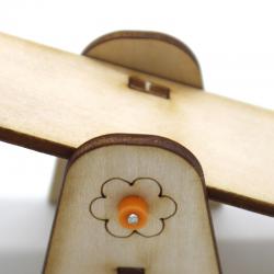 [星之河畔]跷跷板 幼儿园木制拼装手工区域材料小制作diy科学趣味教育材料包