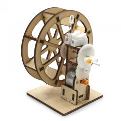 [星之河畔]手摇发电转轮模型