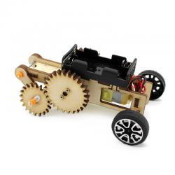 [星之河畔]双向行走模型车 齿轮传动创客DIY科技小制作手工拼装