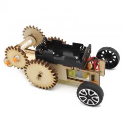 [星之河畔]双向行走模型车 齿轮传动创客DIY科技小制作手工拼装