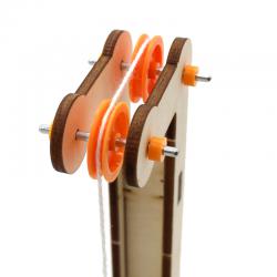 [星之河畔]趣味重力车实验模型 创意科学物理小发明DIY科技小制作steam模型