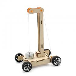 [星之河畔]趣味重力车实验模型 创意科学物理小发明DIY科技小制作steam模型