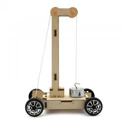 [星之河畔]趣味重力车实验模型 创意科学物理小发明DIY科技小制作steam模型