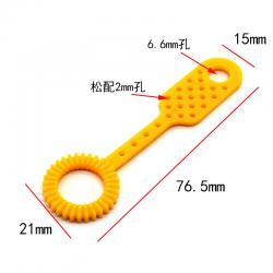 单头泡泡杆手拿吹泡泡头diy自制科技小制作泡泡机手工玩具配件