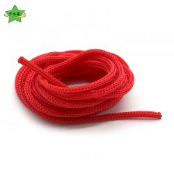 2mm细绳红色黑色手工diy灯笼提手绳彩色编织挂绳抽绳尼龙绳子2米