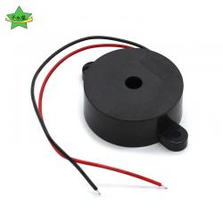 3v蜂鸣器(圆形带线) 连续声讯响器6V12V24V直流高分贝diy手工配件