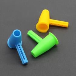 C型气球固定杆diy拼装玩具锤型塑料杆磕头机十字杆手工模型材料