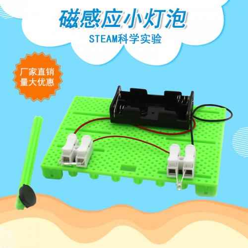 [画中麦田]磁感应小灯泡 stem科学实验 diy科技小制作小学生手工实验小制作