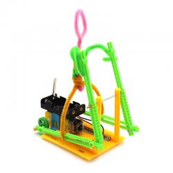 [画中麦田]电动踏步机 diy科技制作模型手工材料包 学生拼装玩具