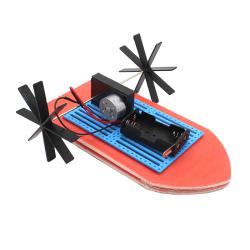 [画中麦田]简易轮桨船 自制科技小制作发明 中小学生科学物理实验材料