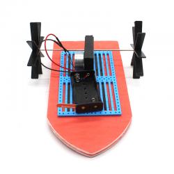 [画中麦田]简易轮桨船 自制科技小制作发明 中小学生科学物理实验材料