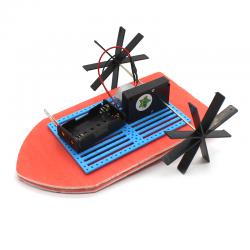 [画中麦田]简易轮桨船 自制科技小制作发明 中小学生科学物理实验材料