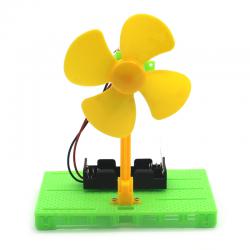 [画中麦田]黄四叶风扇