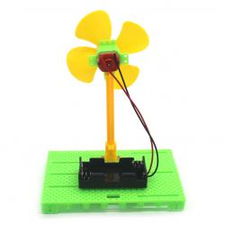 [画中麦田]黄四叶风扇