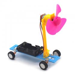 [画中麦田]风能动力车 diy科技小制作儿童手工实验小发明stem科学实验玩具
