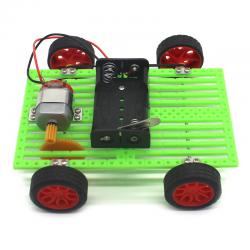 [画中麦田]皮带传动小车 diy小制作stem科学实验小发明皮带传动小车模型