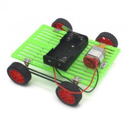 [画中麦田]皮带传动小车 diy小制作stem科学实验小发明皮带传动小车模型