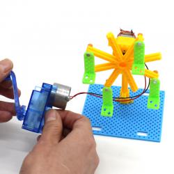 [画中麦田]手摇发电摩天轮 diy科技小制作stem科学实验小学生实验材料