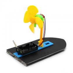 [画中麦田]风能动力船