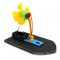 [画中麦田]风能动力船