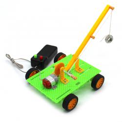 [画中麦田]遥控起重机diy科技小制作手工拼装模型教具stem科学实验玩具