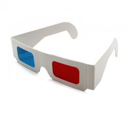 [星之河畔]纸质红蓝3D眼镜 左右格式立体眼镜 看电影视频立体效果