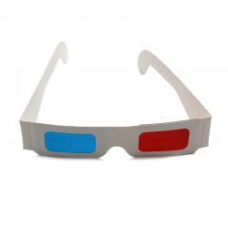 [星之河畔]纸质红蓝3D眼镜 左右格式立体眼镜 看电影视频立体效果