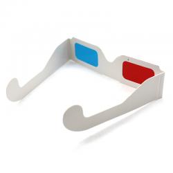 [星之河畔]纸质红蓝3D眼镜 左右格式立体眼镜 看电影视频立体效果