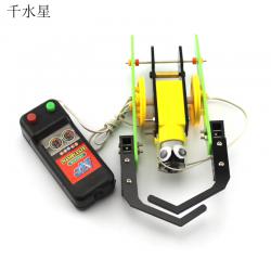 线控小爬虫 diy机器爬虫小发明科学电动机器人实验手工作业材料包