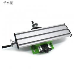 迷你台钻滑台 模型打磨配件 模型制作工作台 可调十字铣床滑台