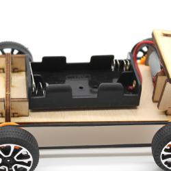 [星之河畔] 皮带传动四驱车模型diy科技小制作儿童学生实验教具玩具