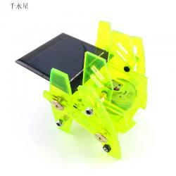 太阳能机器人1号steam创客教育中小学生拼装太阳能玩具新能源玩具