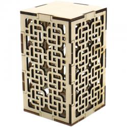 古风彩色小夜灯 中国风寒假手工创意拼装可涂色家居摆件生日礼物