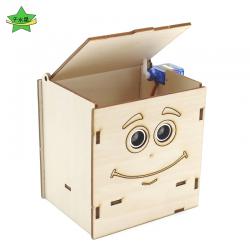 红外感应垃圾桶模型